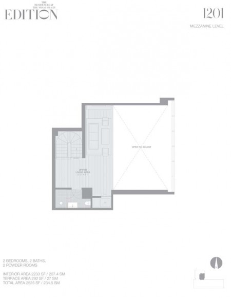 1201 Mezzanine Floorplan