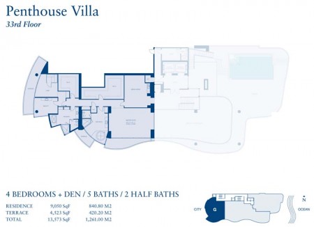 Penthouse Villa - 33 Floor